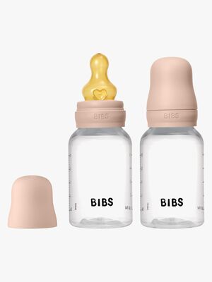 BIBS Slow Flow Nappflaska Latex 2-Pack 150 ml, Blush