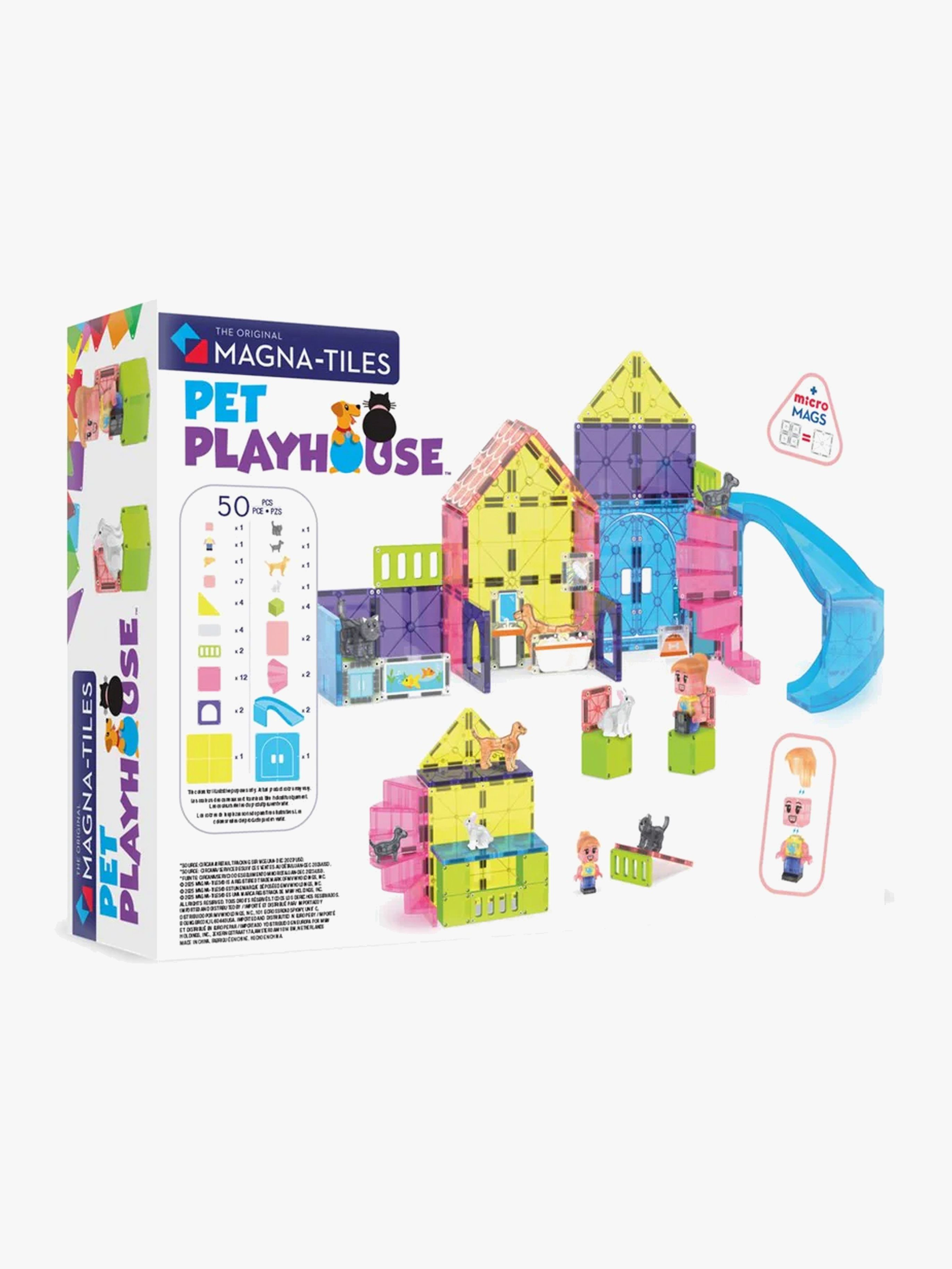 MAGNA-TILES Djurlekplats Byggsats 50 Delar