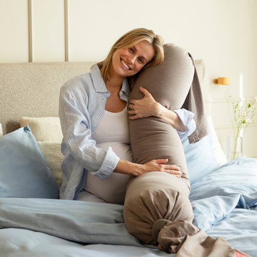 bbhugme Gravid- och Amningskudde, Hazel Brown