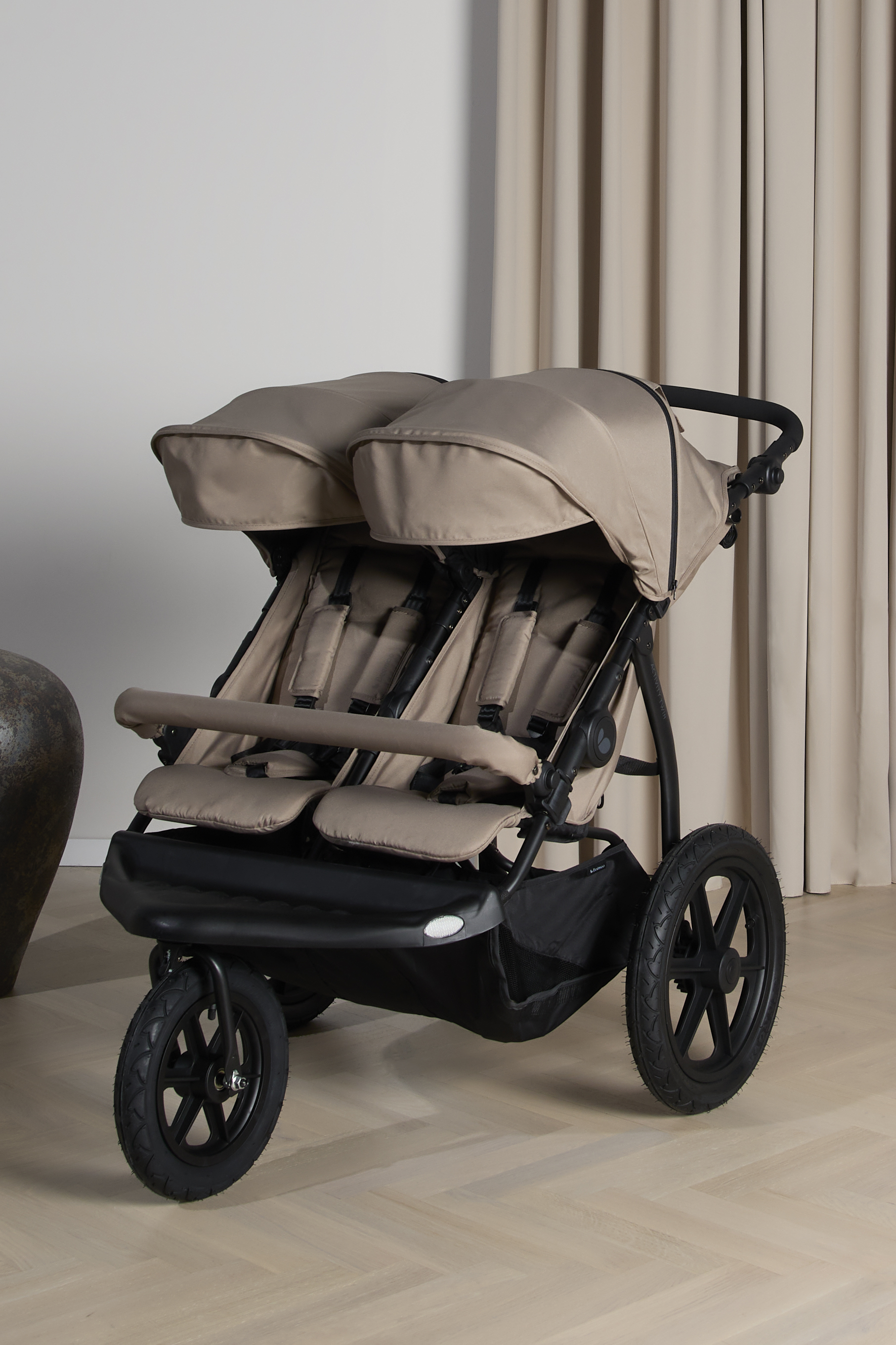 Beemoo Activity Twin Syskonvagn, Beige