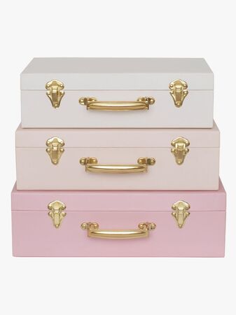 Jabadabado Koffertar 3-Pack, Rosa