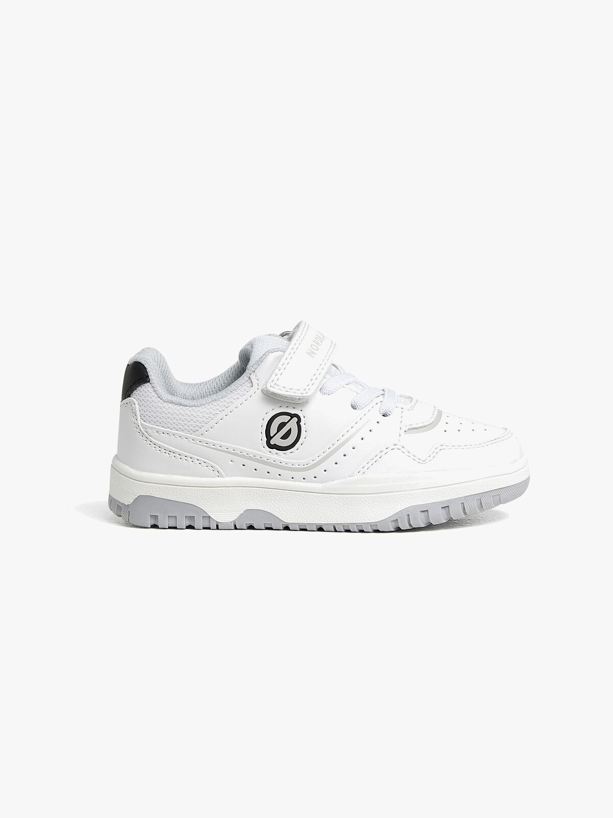 Nordbjørn Skooby Sneakers, Vit/Grå