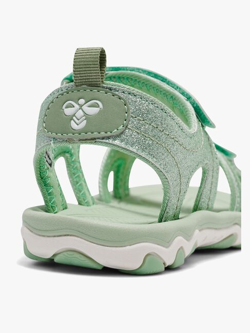 Hummel Glitter Jr Sandaler, Frosty Green