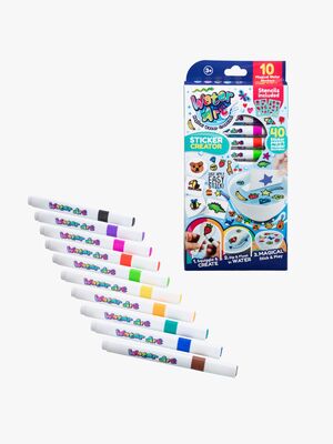 Water Art Vattenfiltpennor med Stickers 10 st