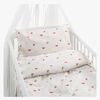 Borganäs Bäddset Spjälsäng Hjärtrud 2-delat 100x130, Beige
