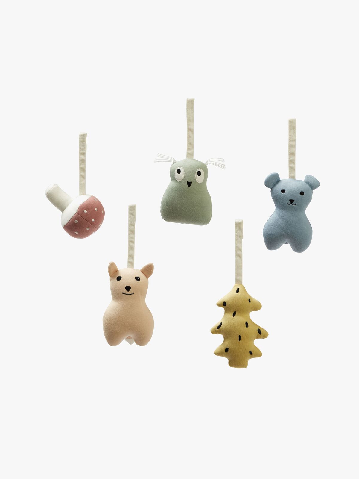 Kids Concept EDVIN Babygymsfigurer Skog, Multi