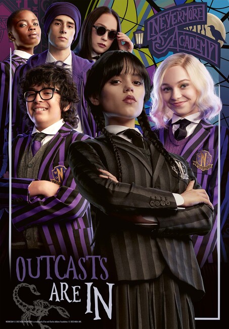 Ravensburger Wednesday: Outcasts are in Pussel 300 Bitar