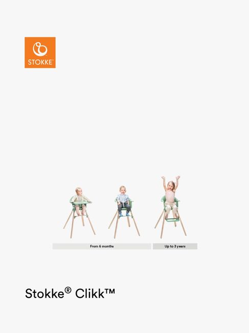 Stokke Clikk Matstol, Cloud Grey