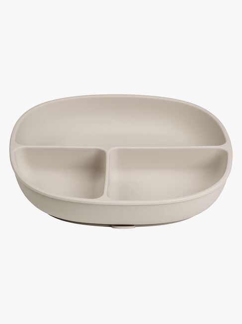 b.box Tallrik med Lock Silikon, Latte