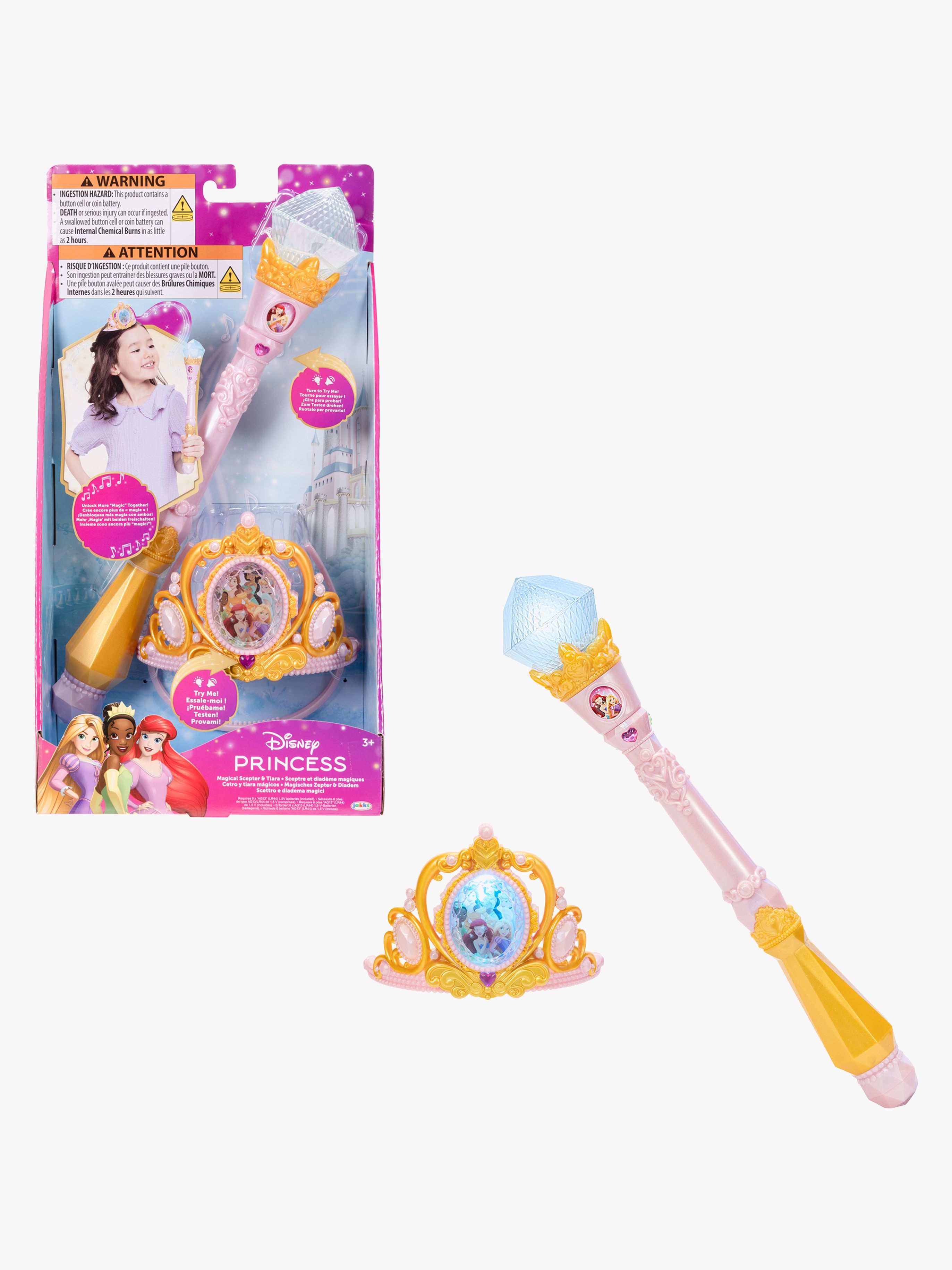 Disney Princess Create Your World Utklädnad Magisk Tiara och Stav