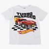 Hot Wheels T-shirt, Vit