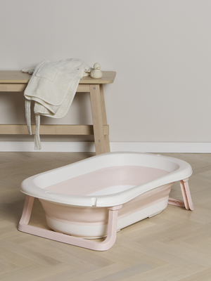 Beemoo CARE Assist Kokoontaitettava Kylpyamme, Pink/White
