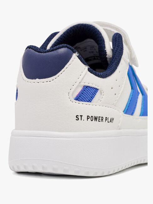 Hummel ST. Power Play Jr Sneakers, Bright White/Black Iris