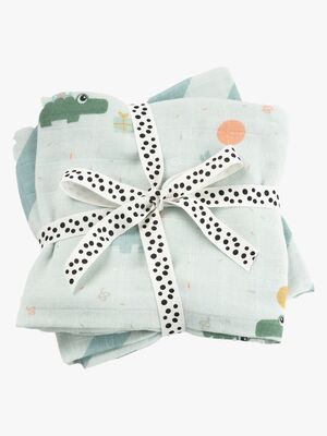 Done By Deer Celebration Muslinfilt 2-Pack, Blue