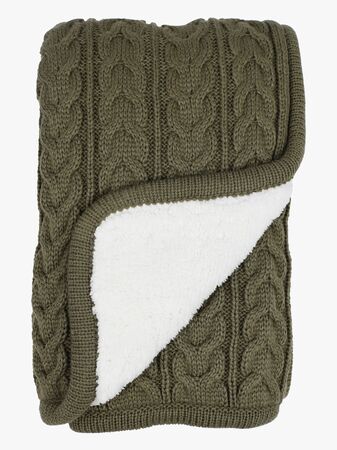 Vinter & Bloom Cuddly Filt, Dusty Olive