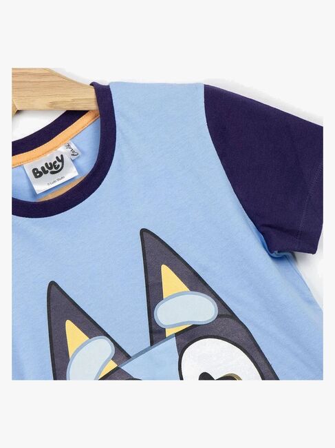 Bluey T-shirt & Shorts Set, Blå