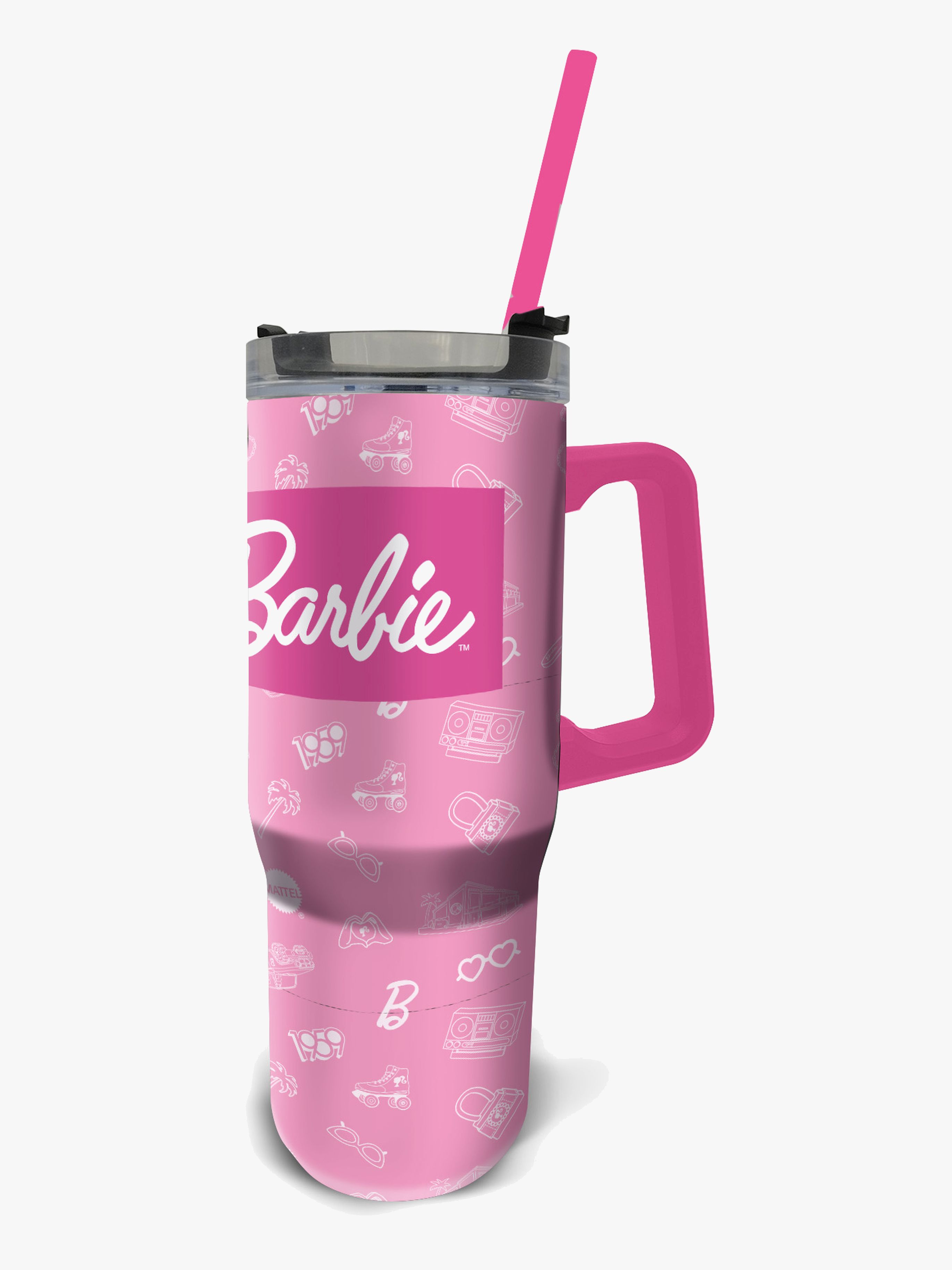 Barbie Tumbler Vattenflaska 940 ml, Rosa