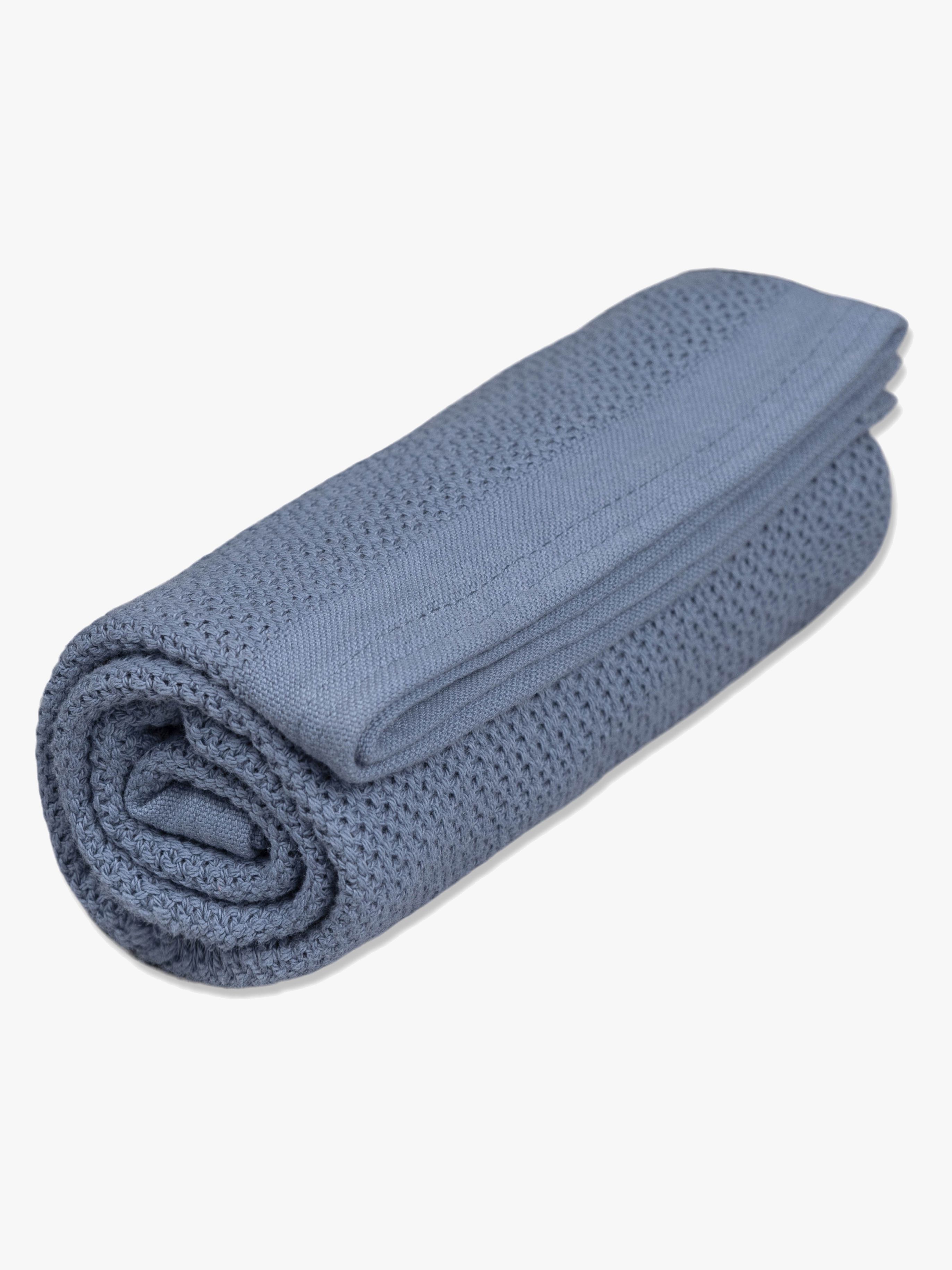 Vinter &  Bloom Soft Grid Gallerfilt, Denim Blue