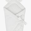 MeowBaby Boucle Swaddler, White