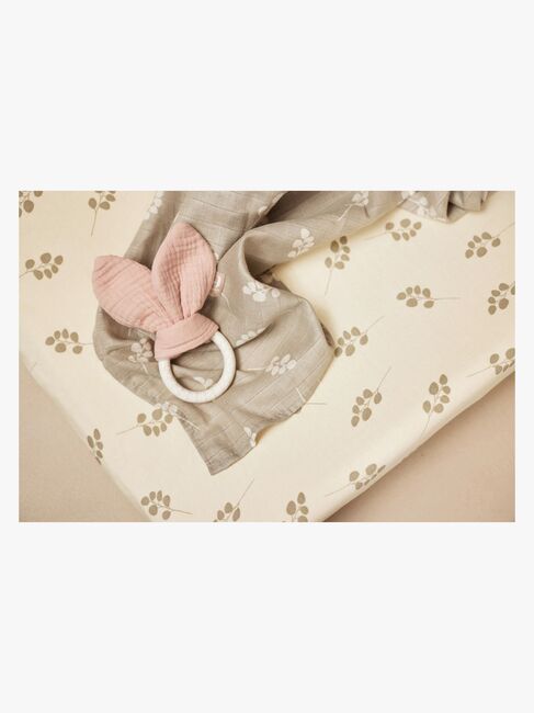 Jollein Bunny Ears Bitring, Wild Rose
