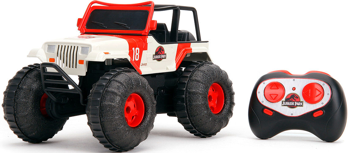 Jada Toys Jeep Wrangler Radiostyrd Bil Jurassic Park