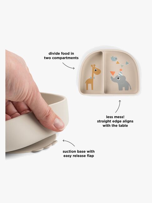 Done By Deer Celebration Delad Tallrik Stick & Stay, Sand