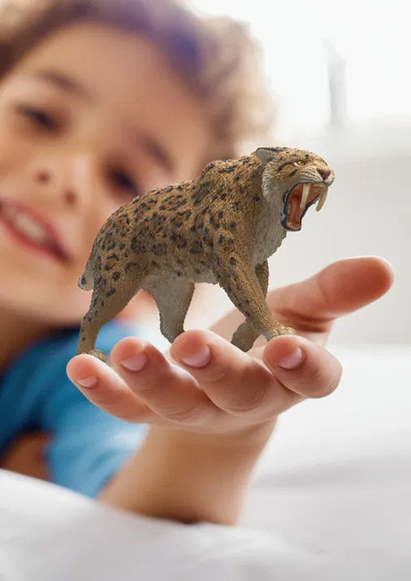 Schleich Sabeltandad Tiger Smilodon