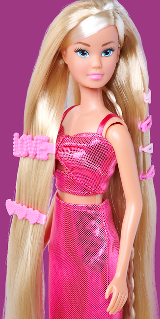 Steffi Love Modedocka med Långt Hår & Tillbehör