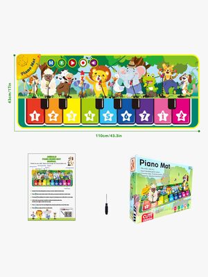 Cloudberry Castle Animal Piano Dance Mat 110x43 cm