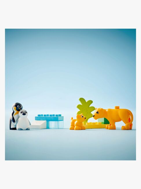 LEGO DUPLO Town 10442 Vilda djurfamiljer: Pingviner och lejon