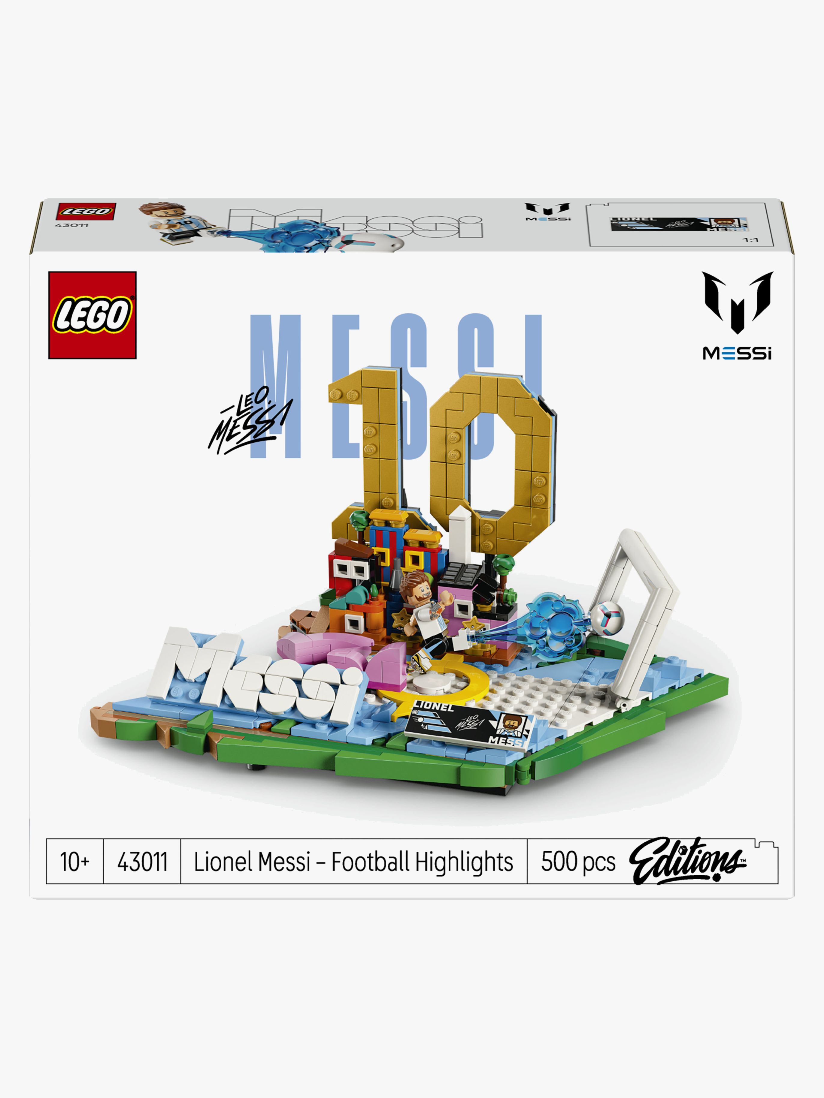 LEGO Editions Football 43011 Lionel Messi – fotbollshöjdpunkter