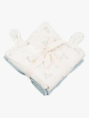 Mumin Muslinfiltar 2-Pack, Blue