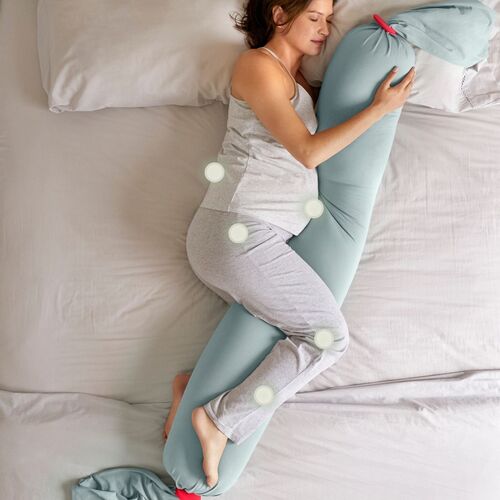 bbhugme Gravid- och Amningskudde, Eucalyptus