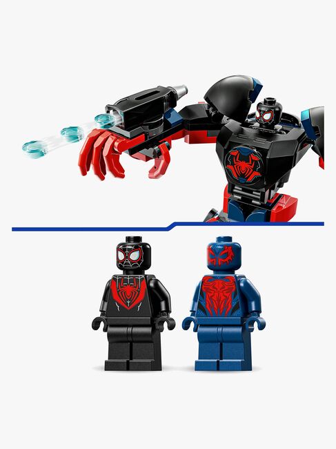 LEGO Super Heroes 76337 Miles Morales robot mot Spider-Man 2099