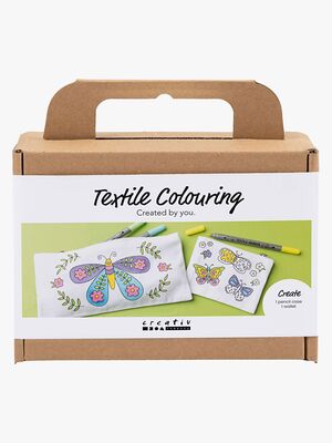 Creativ Company Mini Pysselset Textilmålning Fjärilar