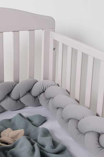 Alice & Fox ALEAH Flätad Spjälskydd 200cm, Light Grey