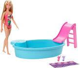 Barbie Pool Lekset Med Docka