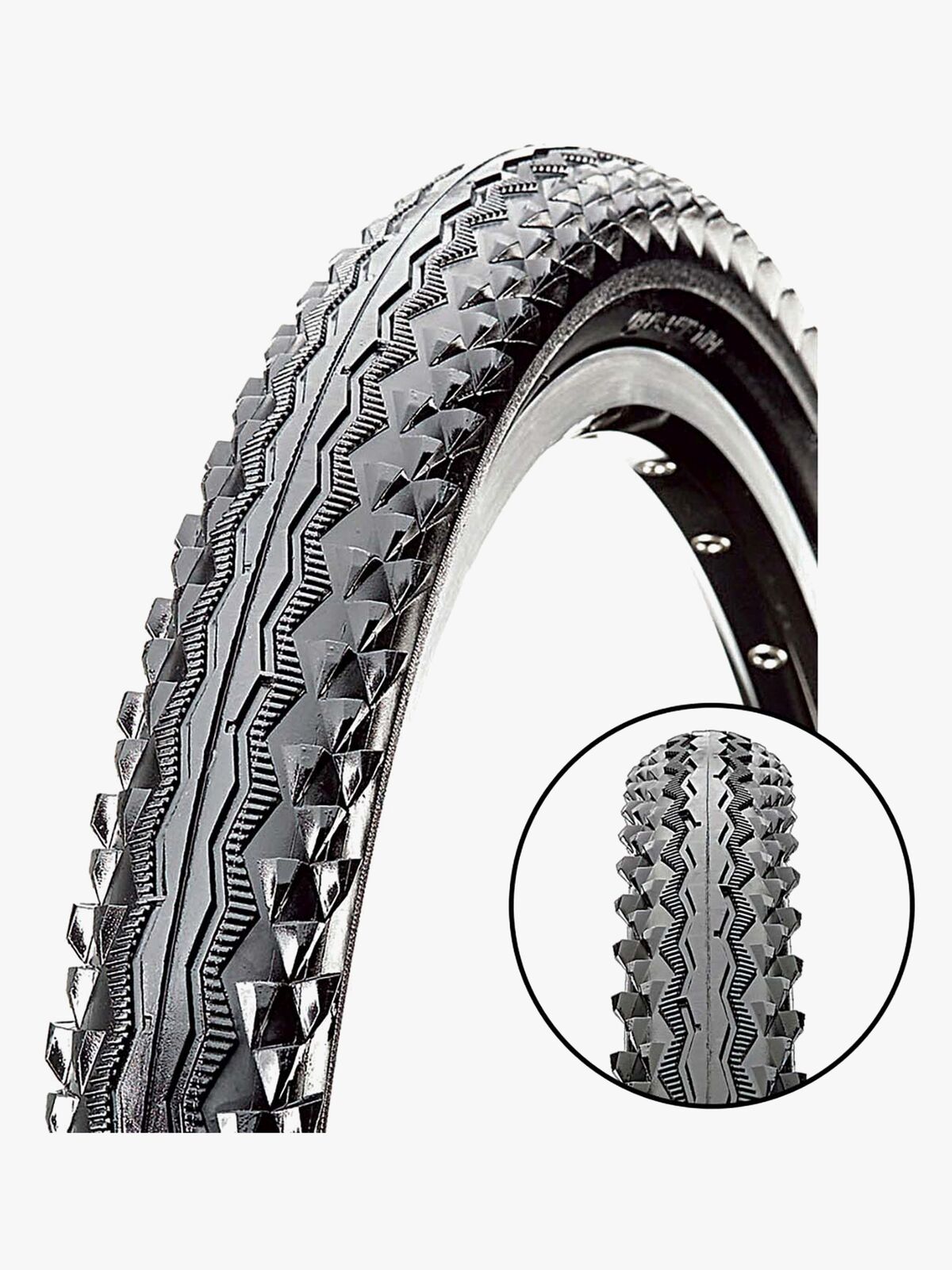 CST Cykeldäck Semislick 24 tum, Svart