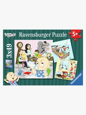 Ravensburger Pussel Super Charlie 3-in-1