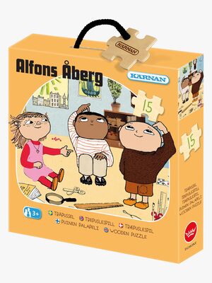 Kärnan Alfons Uppfinner Träpussel 15 Bitar