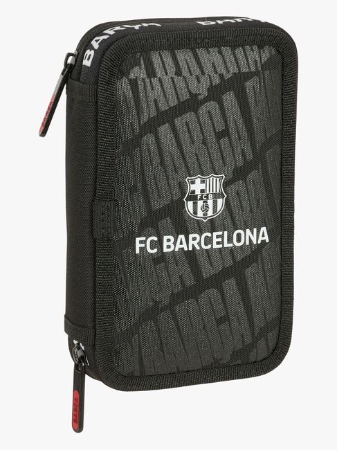 F.C.Barcelona  Fyllt Dubbelpennfodral 29 Delar, Svart