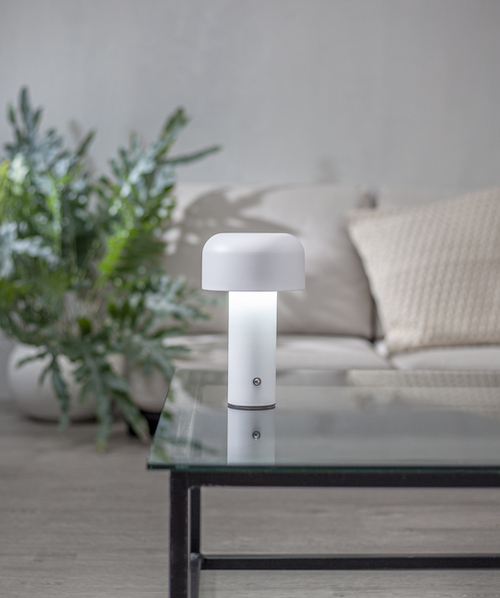 Star Trading Bordslampa Bobby, Vit