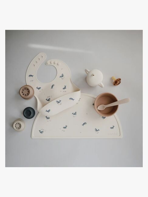 Mushie Underlägg Silikon, Whales