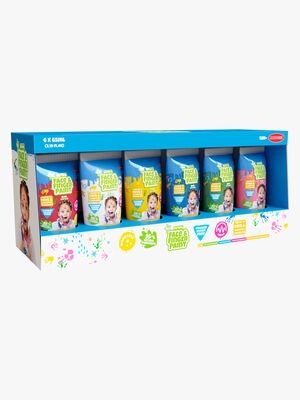 Natural Face & Finger Paint Ansikts- & Fingerfärg 65ml 6-pack