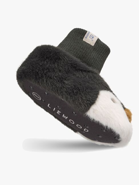 LIEWOOD Beth Penguin Plush Inneskor, Sandy / Dark grey