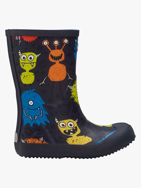 Viking Indie Print Gummistövlar, Navy/Multi