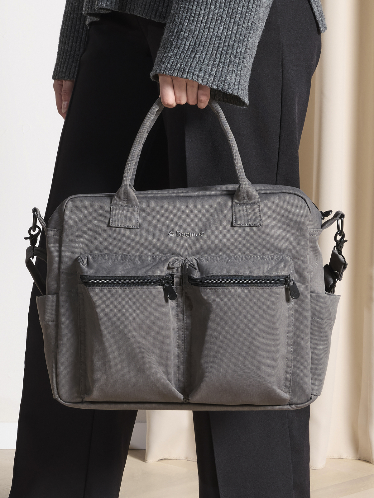 Beemoo Pro Skötväska, Mocha Grey