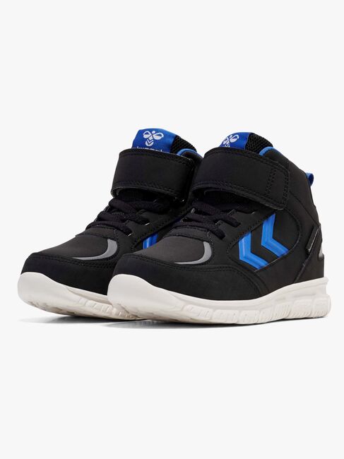 Hummel X-Light 2.0 Mid Tex Jr Sneakers, Black/Blue