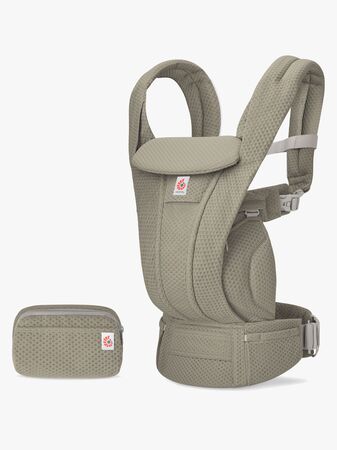Ergobaby Omni Deluxe Bärsele Mesh, Soft Olive