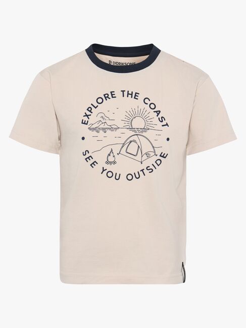 Didriksons Mynta T-shirt, Sand Beige